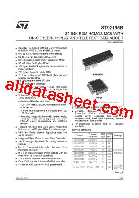 ST92195B4T1型号图片