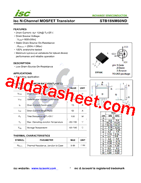 STB18NM60ND型号图片