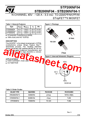 STB200NF04T4型号图片