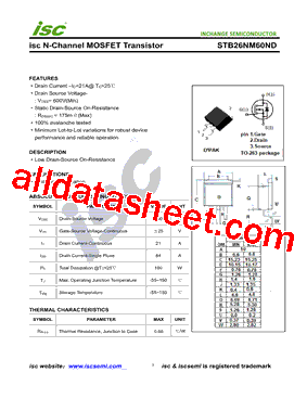 STB26NM60ND型号图片