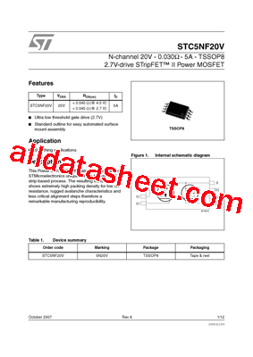 STC5NF20V_0710型号图片