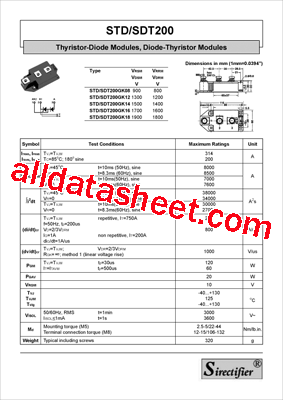 STD200GK14型号图片