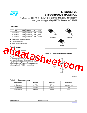 STD20NF20型号图片
