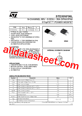 STD30NF06LT4型号图片