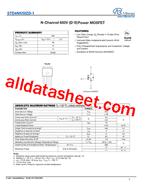STD4NK50ZD-1型号图片