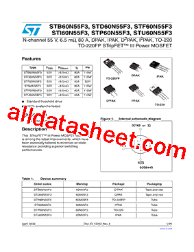 STD60N55F3型号图片