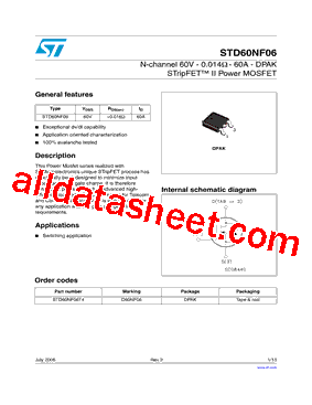 STD60NF06T4型号图片