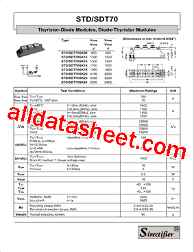 STD70GK14型号图片