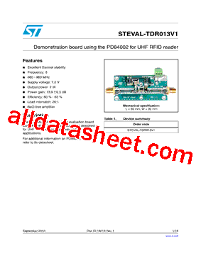 STEVAL-TDR013V1型号图片