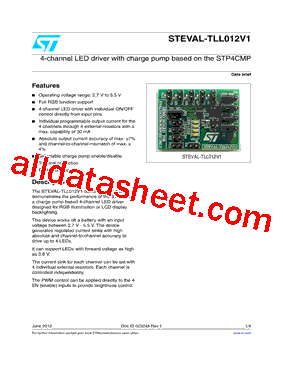 STEVAL-TLL012V1型号图片