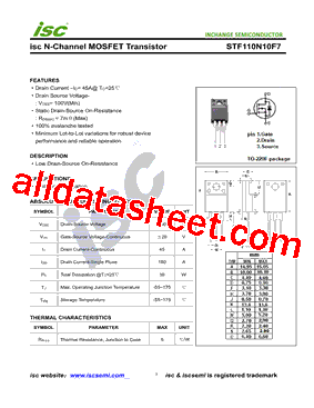 STF110N10F7型号图片