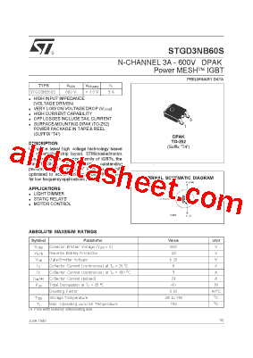 STGD3NB60ST4型号图片