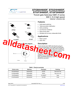 STGD5H60DF型号图片