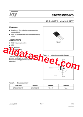 STGW39NC60VD_08型号图片