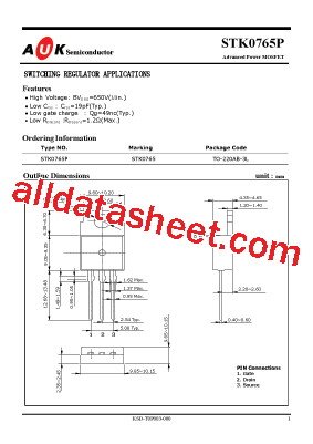 STK0765P型号图片