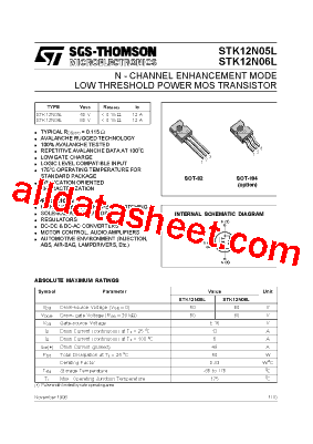 STK12N05L型号图片