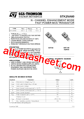 STK2NA60型号图片