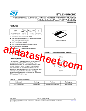 STL23NM60ND型号图片