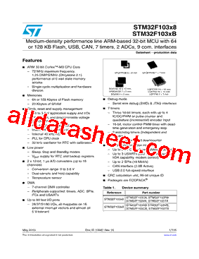 STM32F103C8T7型号图片
