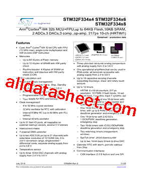 STM32F334C4T7TR型号图片