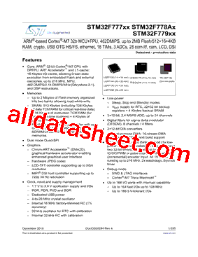 STM32F777NGT6型号图片