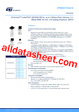 STM32H7A3LIH型号图片