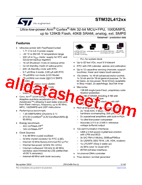 STM32L412C8I6PXXX型号图片