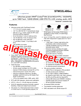 STM32L486XX型号图片