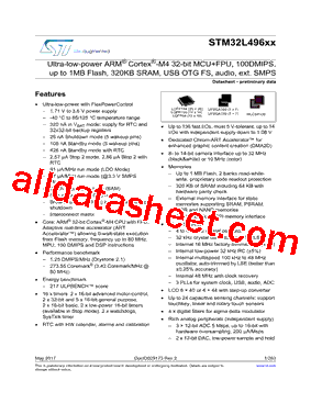 STM32L496REI3XXX型号图片