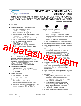 STM32L4R5QIT3STR型号图片