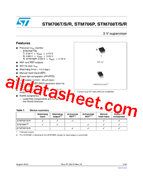 STM706RDS6E型号图片