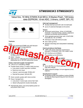 STM8S003F3U6C型号图片