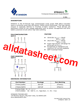 STN4412S8RG型号图片