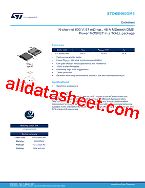 STO65N60DM6型号图片