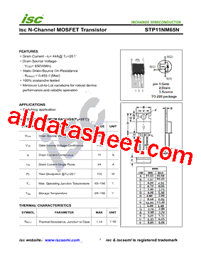 STP11NM65N型号图片