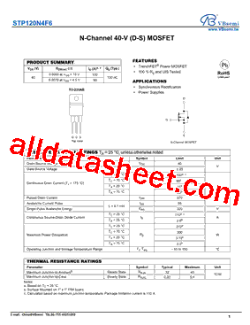 STP120N4F6型号图片