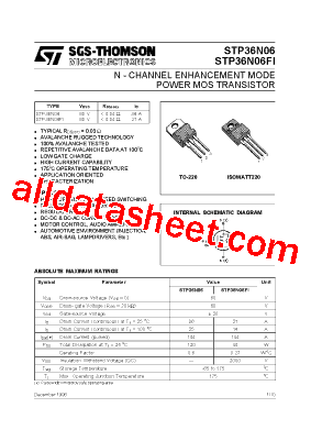 STP36N06型号图片