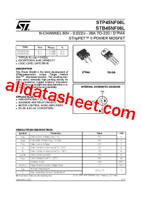 STP45NF06L型号图片