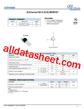 STP55N06型号图片