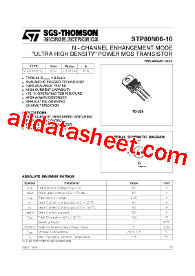 STP80N06-10型号图片