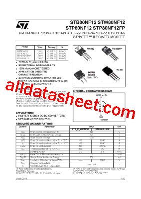 STP80NF12FP型号图片