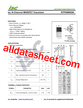 STP8NM50N型号图片