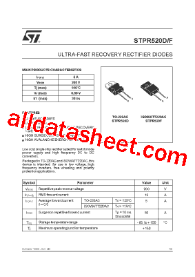 STPR520D型号图片