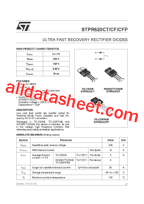 STPR620C型号图片