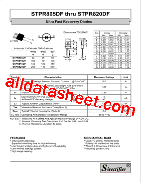 STPR815DF型号图片