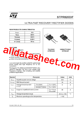 STPR820F型号图片