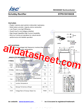 STPS15H100CB型号图片