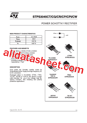 STPS3045CI型号图片