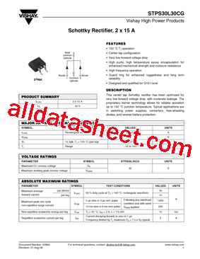 STPS30L30CGTRL型号图片