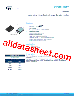 STPS5S100SFY型号图片